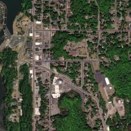 Saint Croix Falls map(satellite map)