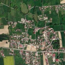 Gillonnay map(satellite map)