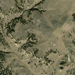Powder River County map(satellite map)