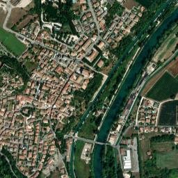 Monzambano map(satellite map)