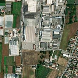 Beccacivetta-Azzano map(satellite map)
