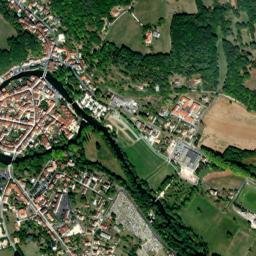 Brantôme map(satellite map)