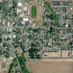 Yamhill map(satellite map)