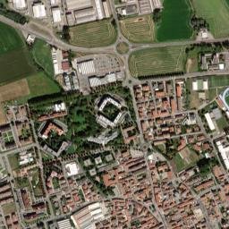 Lacchiarella map(satellite map)
