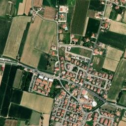 Bertipaglia map(satellite map)