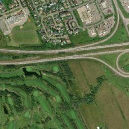 Principale Street & Trans-Canada Highway High Resolution Satellite Map