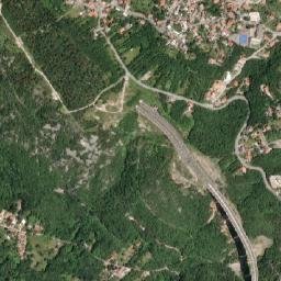 Hreljin map(satellite map)