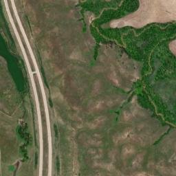 I-90 Lodge Grass MT 59050 America High Resolution Satellite Map