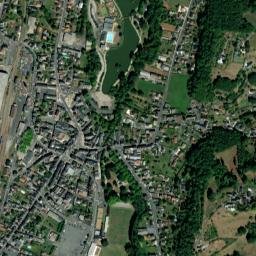 Objat map(satellite map)