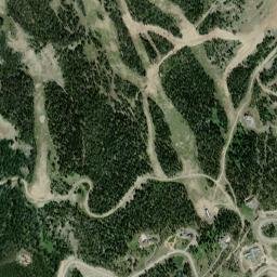 Moose Lake Road, Gallatin National Forest High Resolution Satellite Map