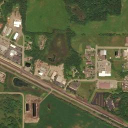 Satellite view of Whispering Pines Golf Course