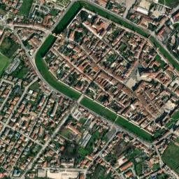 Montagnana map(satellite map)