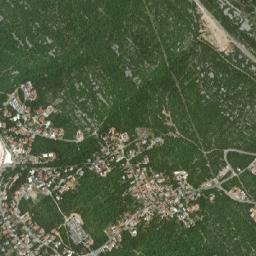 Jadranovo map(satellite map)