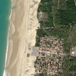 Satellite view of Hourtin Plage