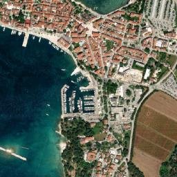 Poreč-Parenzo map(satellite map)