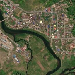Kuril’sk map(satellite map)