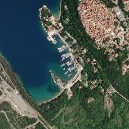 Omišalj map(satellite map)