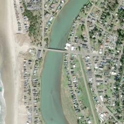 Pacific City map(satellite map)