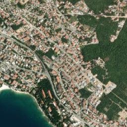 Grad Crikvenica map(satellite map)