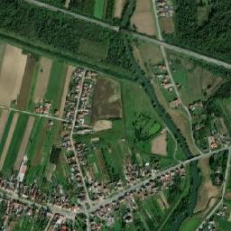 Lužani map(satellite map)