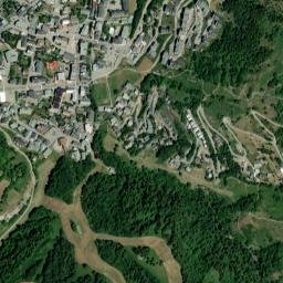 Valloire map(satellite map)