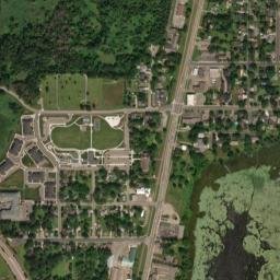 Hugo map(satellite map)