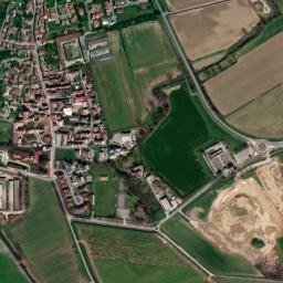 Senna Lodigiana map(satellite map)
