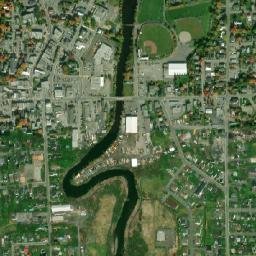 Coaticook map(satellite map)
