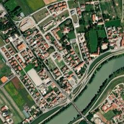 Boara Pisani map(satellite map)