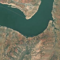 Barry's Landing Road, Bighorn Canyon National High Resolution Satellite Map