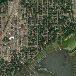 White Bear Lake map(satellite map)