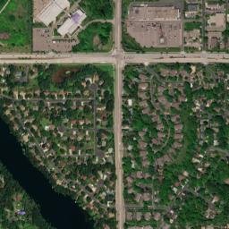Shoreview map(satellite map)