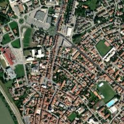 Ostiglia map(satellite map)