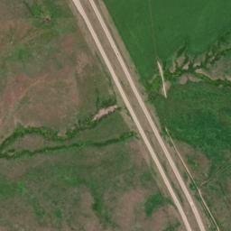 Interstate 90, Wyola, MT 59089, USA High Resolution Satellite Map
