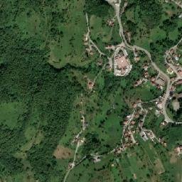 Pećigrad map(satellite map)