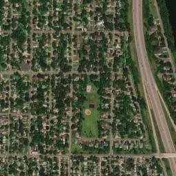 820-898 55th Ave N Brooklyn Center High Resolution Satellite Map