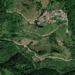Usseaux map(satellite map)