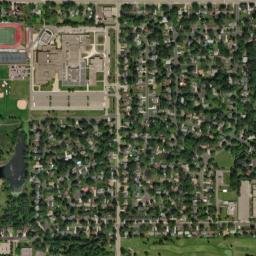 2289-2291 Co Rd E East White Bear Lake MN High Resolution Satellite Map