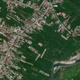 Vulcana-Pandele map(satellite map)
