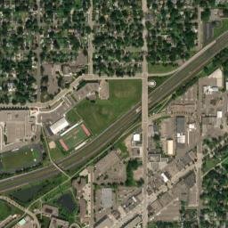 North Saint Paul map(satellite map)