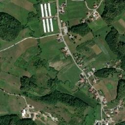 Ćoralići map(satellite map)