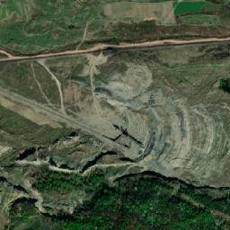 Comuna Alunu map(satellite map)