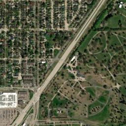 Satellite view of Midland Hills Country Club