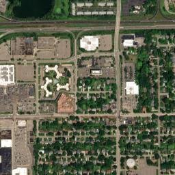 Roseville map(satellite map)