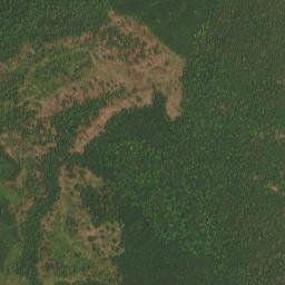 Menominee County map(satellite map)