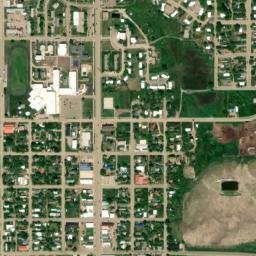 Eagle Butte map(satellite map)