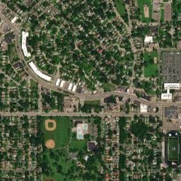 2105-2117 West Broadway Avenue, Minneapolis, MN 55411, USA High Resolution Satellite Map