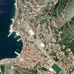 Senj map(satellite map)