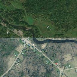 Trout River New York High Resolution Satellite Map