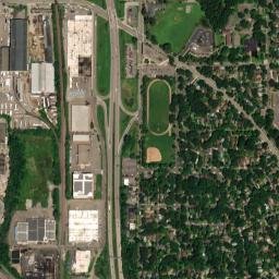 2481 Como Avenue Saint Paul MN 55108 High Resolution Satellite Map